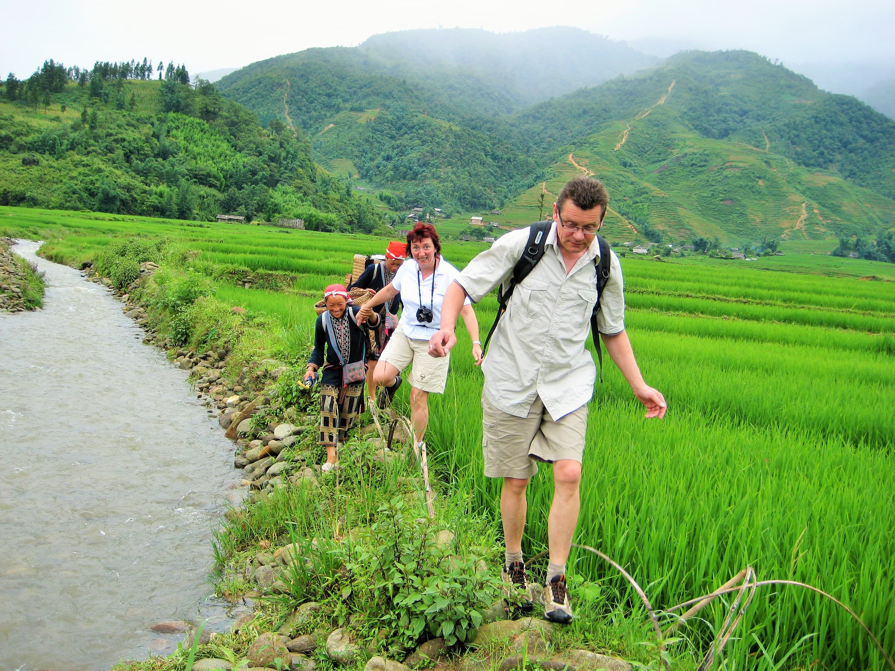 Take a journey through the rolling hills of Sapa - vietnam adventure tour