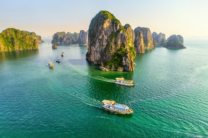 Take a leap of faith and explore the beauty of Halong Bay - places to go in Vietnam