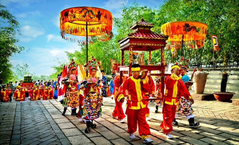 Celebrate the Hung Kings of ancient Vietnam with their spirit still alive in the annual Hung King Temple Festival