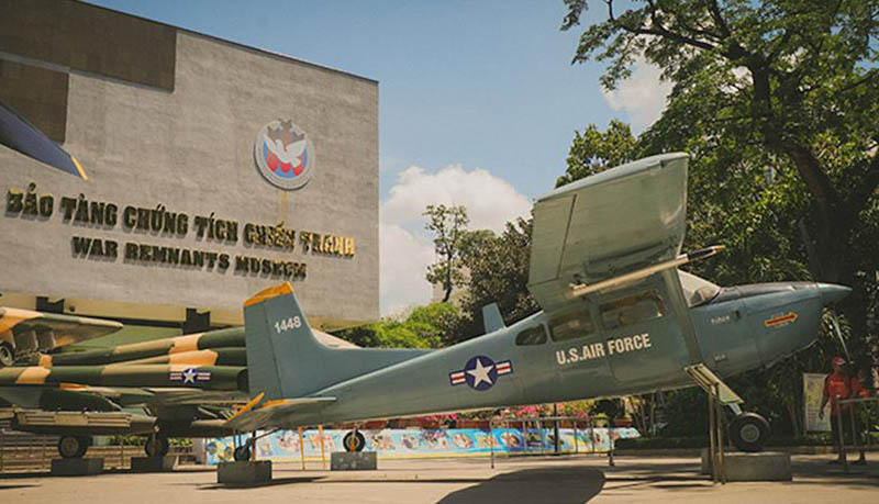 Step back in time and explore the tragic history of the War Remnants Museum in Ho Chi Minh City - city tour in ho chi minh