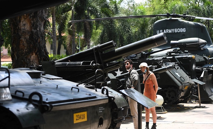 Step into history and experience first-hand the power of heavy weaponry at the War Remnants Museum in Vietnam