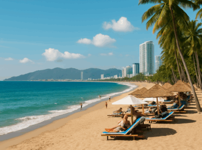 Relax on the tranquil beaches of Nha Trang