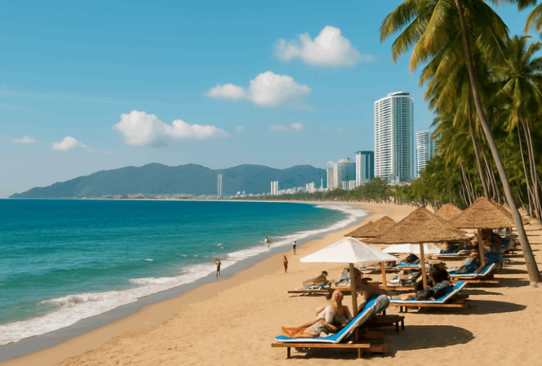 Relax on the tranquil beaches of Nha Trang