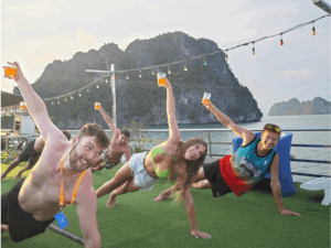 Tai Chi Experience on Ha Long Bay Cruise