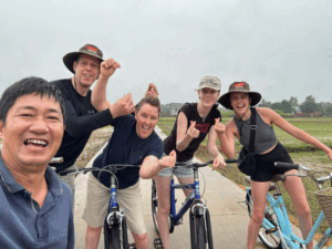 Cycling in Mekong Delta