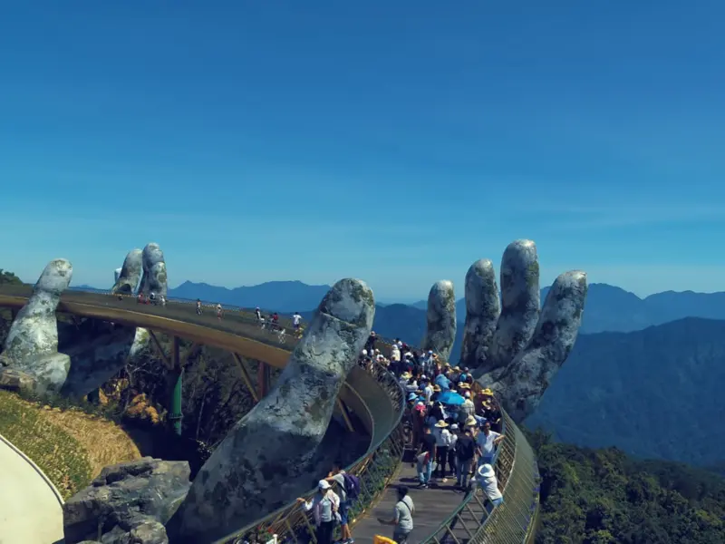 Golden Bridge Ba Na Hills Da Nang - Vietnam honeymoon packages