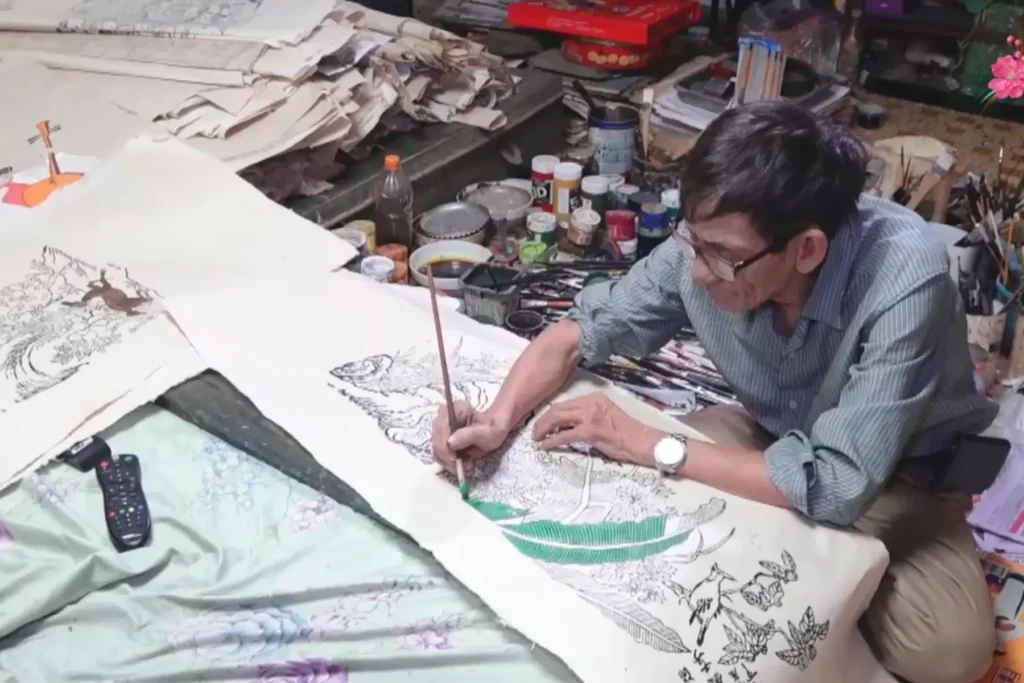 The Timeless Beauty of Hang Trong Folk Paintings