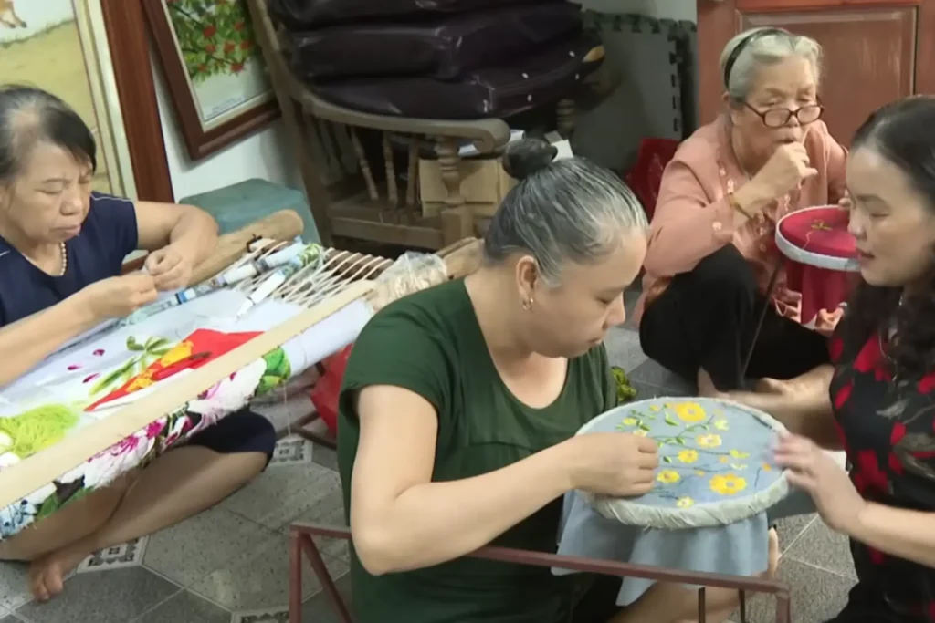 Explore the Vibrant Culture of Quat Dong Embroidery Village