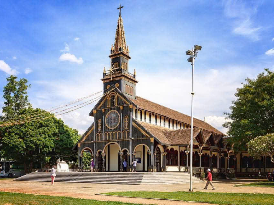 The Wooden Church in Kon Tum