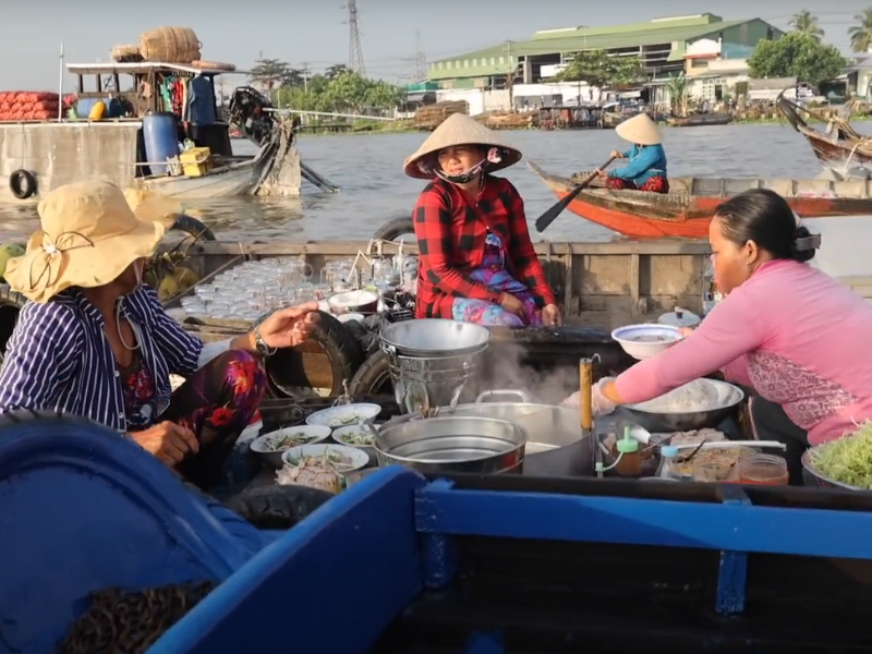 Cai Rang Floating Market Vietnam
