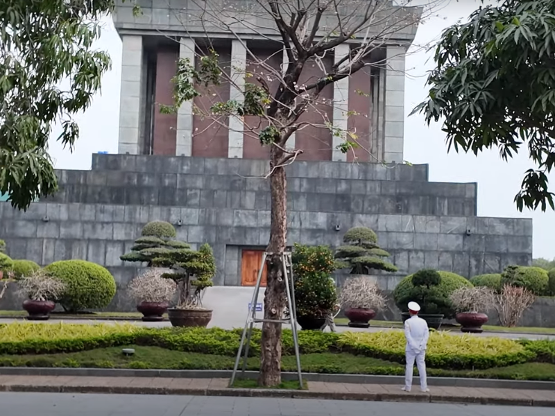 Ho Chi Minh Mausoleum in Hanoi