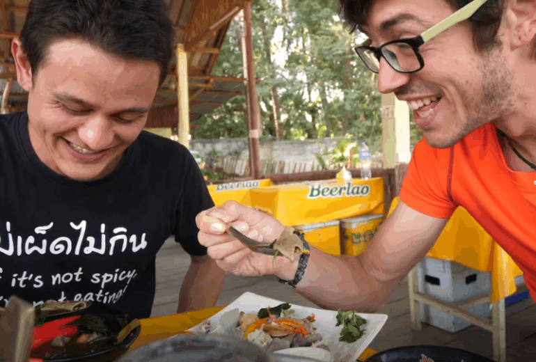 Disembark Anouvong – Night Market & Local Dinner