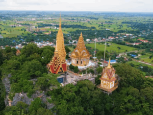 Phnom Sampeou Mountain Cambodia