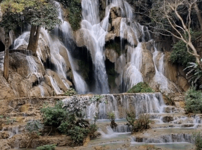 Hike to Kuang Si Waterfalls