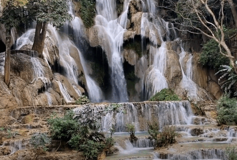 Hike to Kuang Si Waterfalls